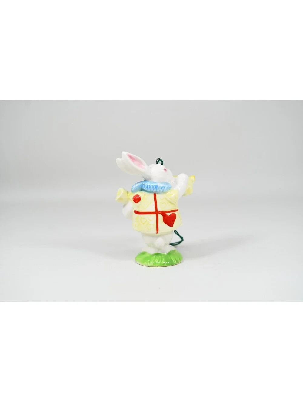 VTG Alice in Wonderland White Rabbit Porcelain Ornament A Company Friends 1979